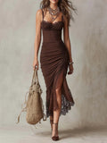 Riviera Lace Pleated Dress