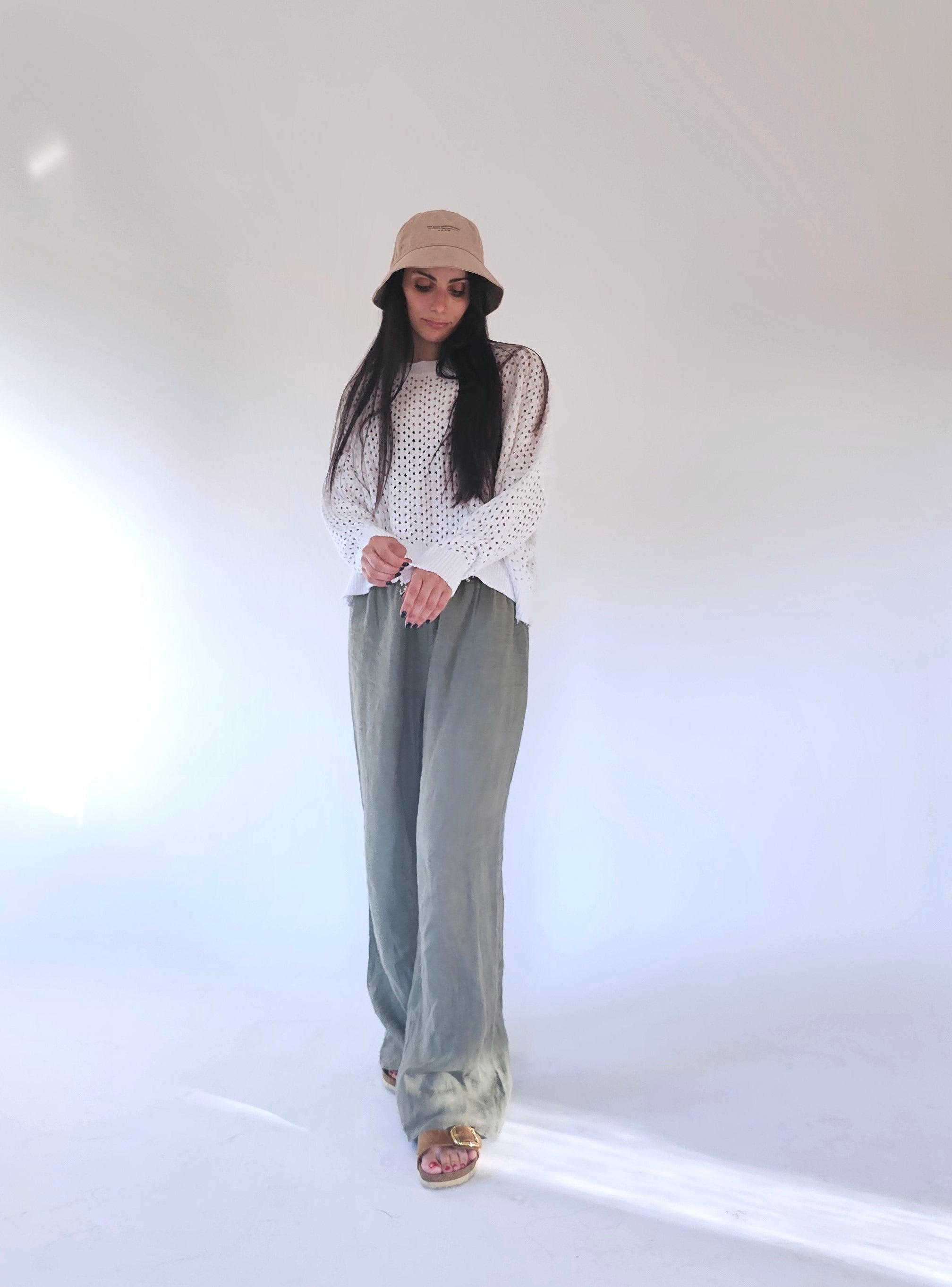 Maglione Traforato in Cotone - Fabiana