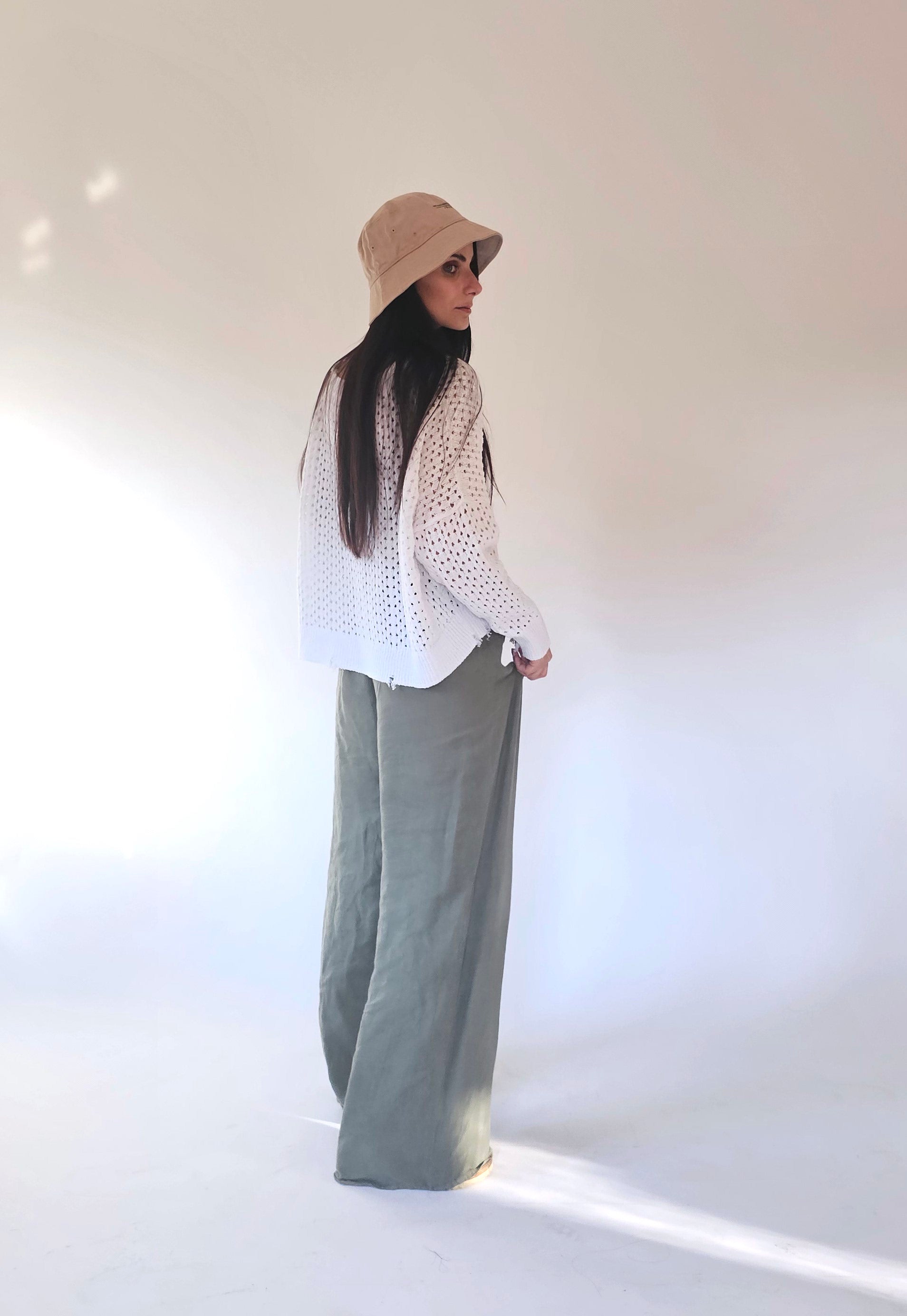 Maglione Traforato in Cotone - Fabiana