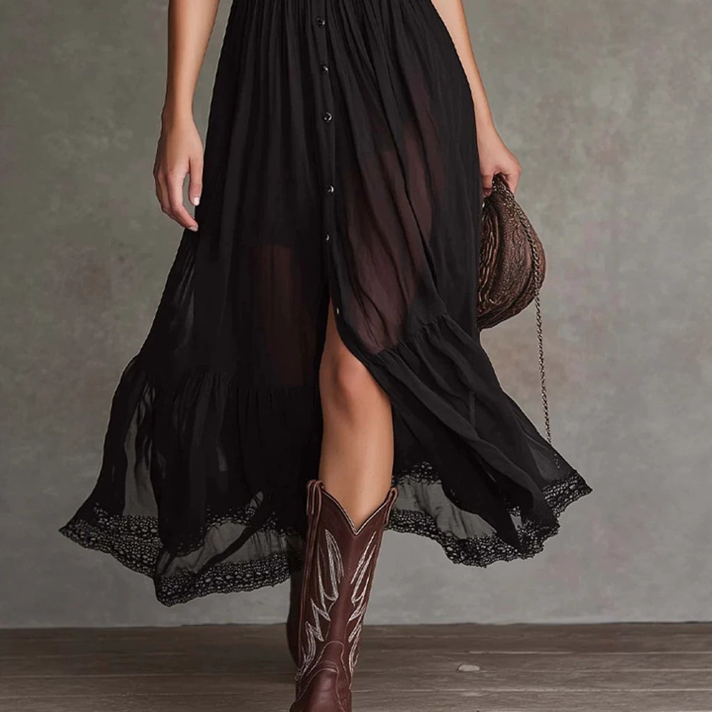 Riviera Noir Shirt Dress