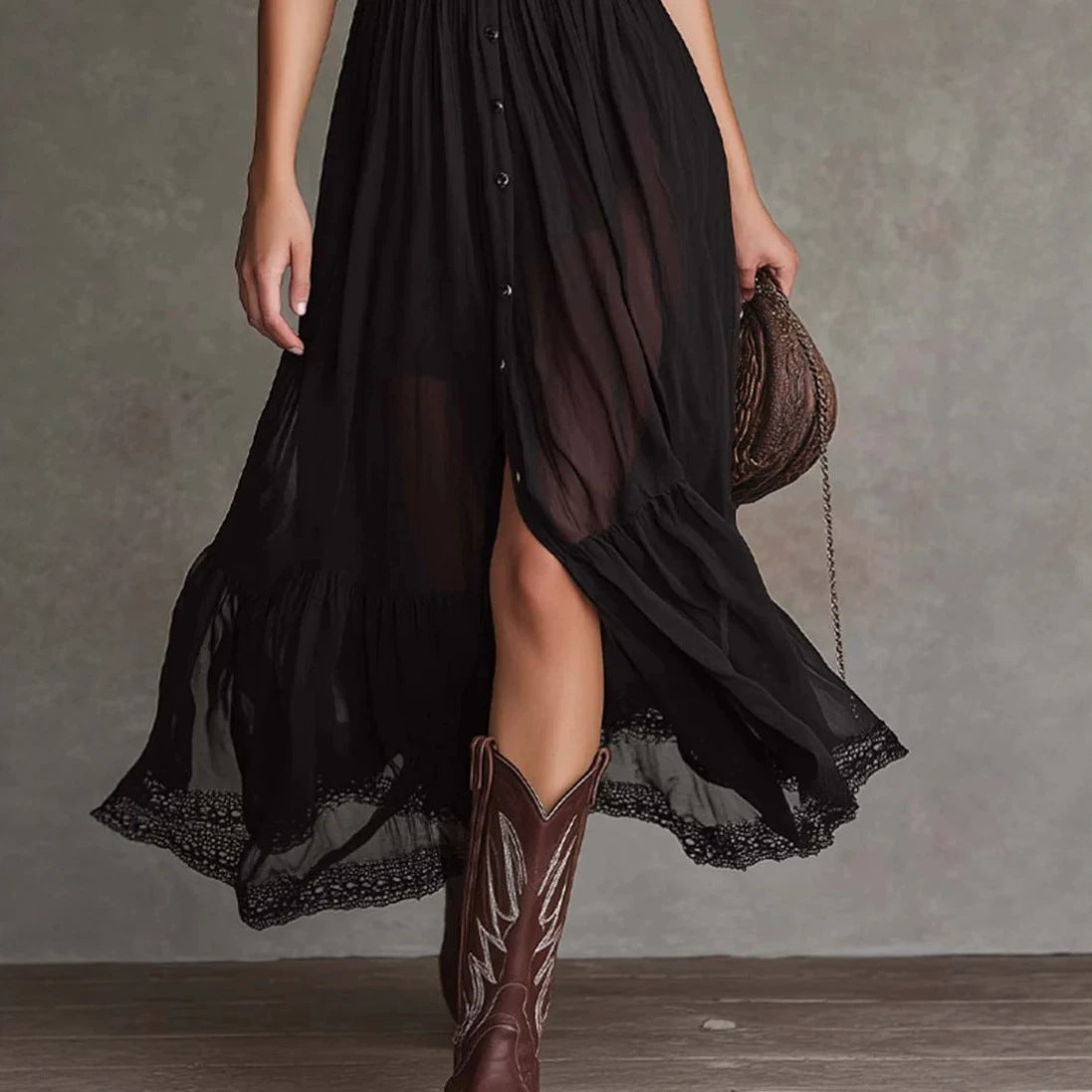 Riviera Noir Shirt Dress