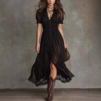 Riviera Noir Shirt Dress