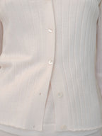 Cardigan a Costine in Merino Extra Fine