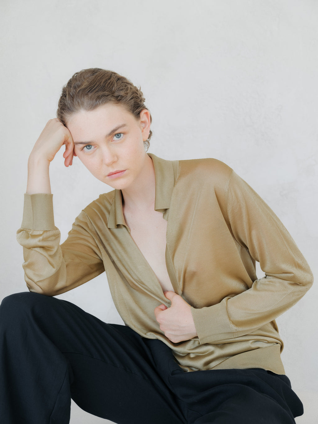 Polo in Seta Mulberry