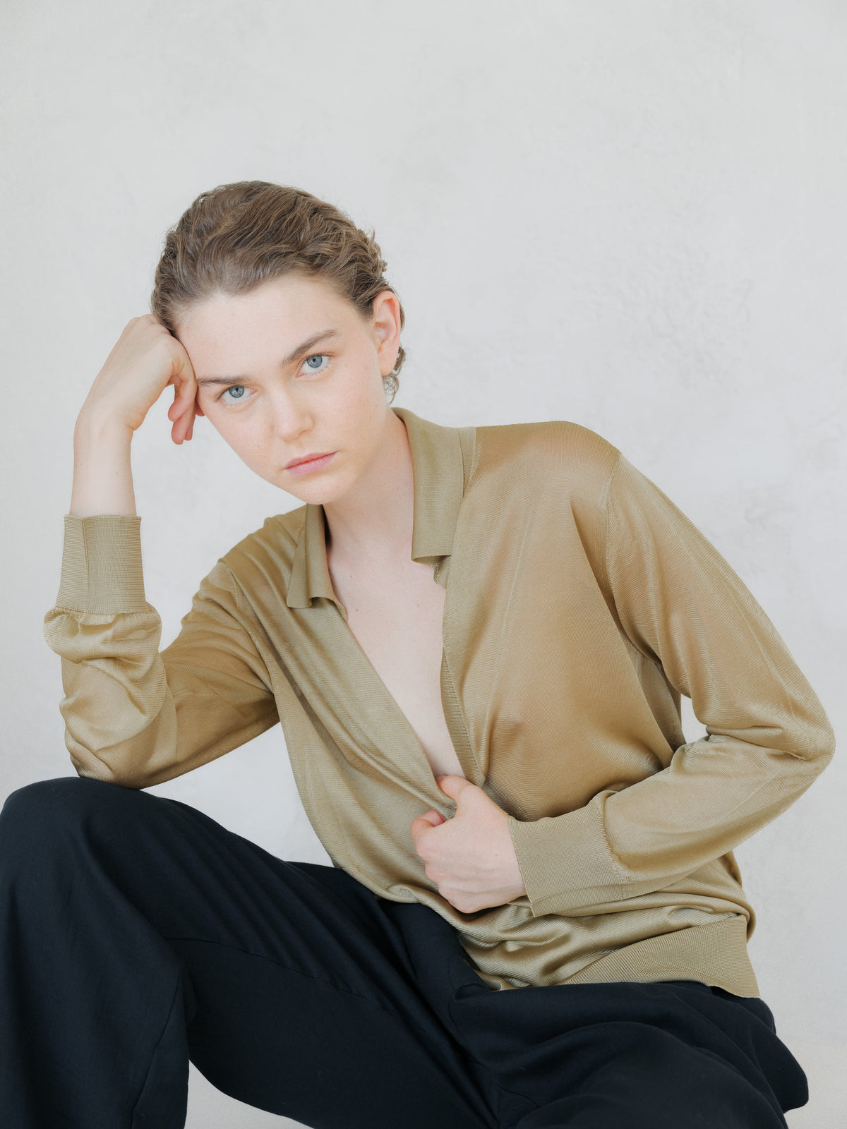 Polo in Seta Mulberry