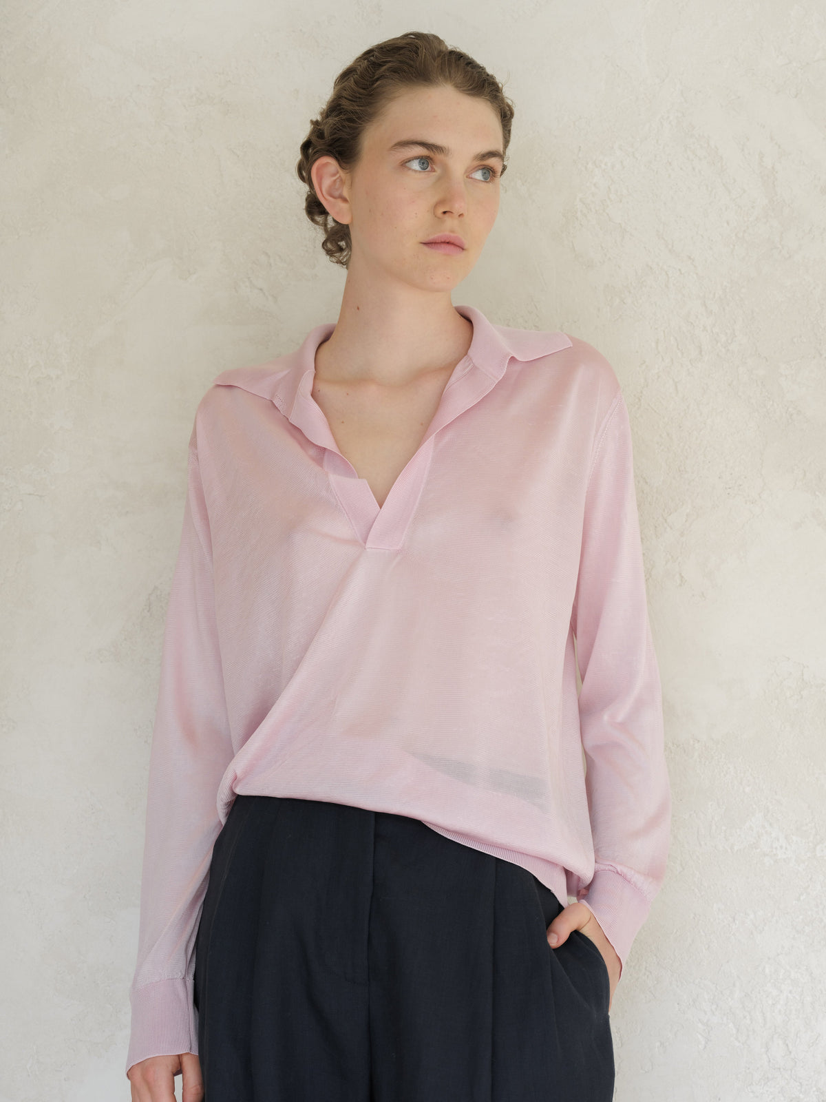 Polo in Seta Mulberry