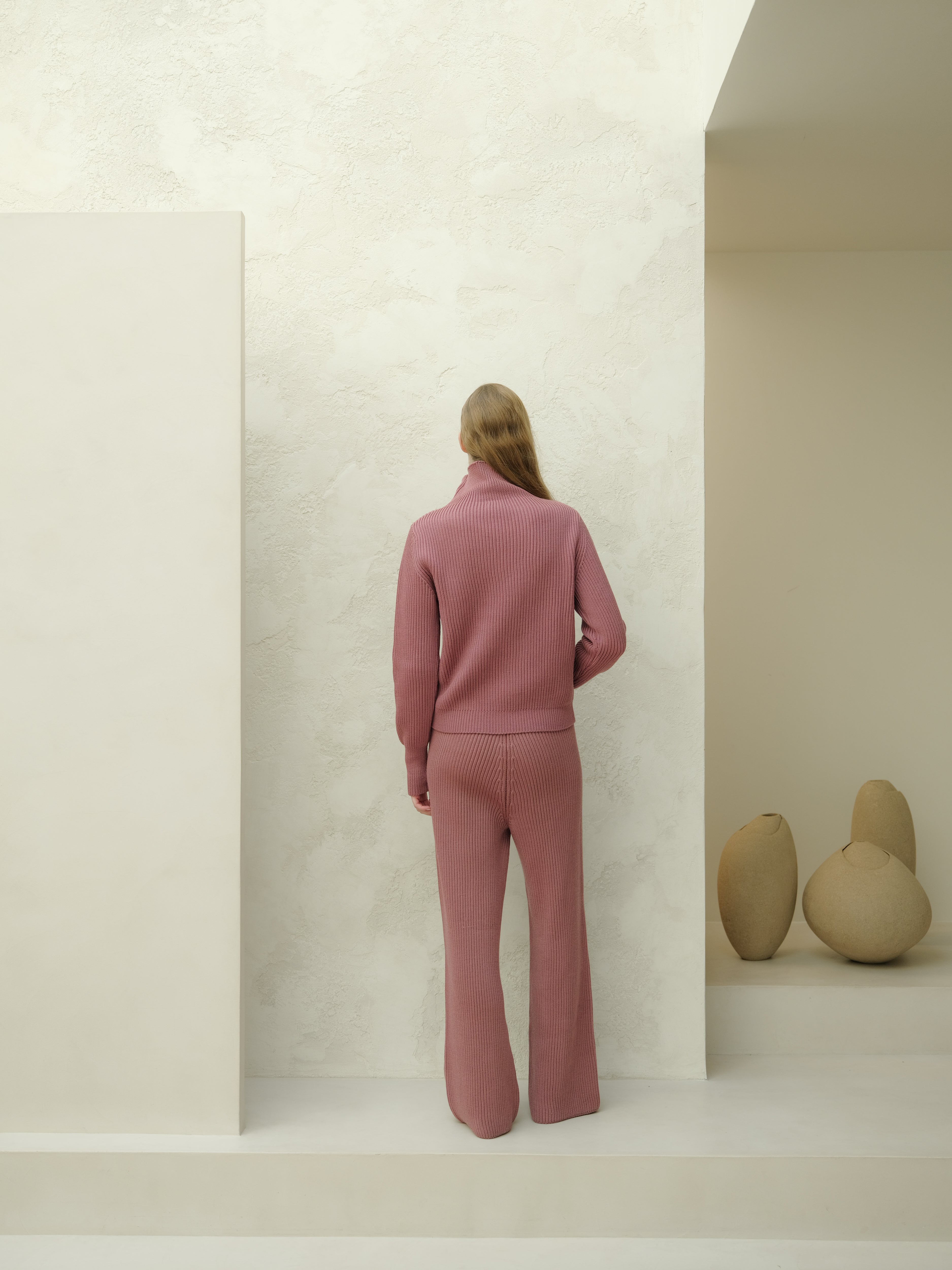 Pantaloni Lounge in Lana Merino Extrafine