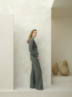 Pantaloni Lounge in Lana Merino Extrafine