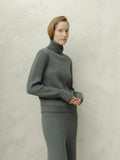 Extra Fine Merino High Neck Sweater