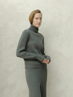 Extra Fine Merino High Neck Sweater