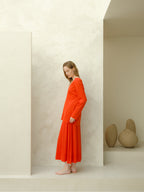 Extra Fine Merino V-Neck Maxi Sweater