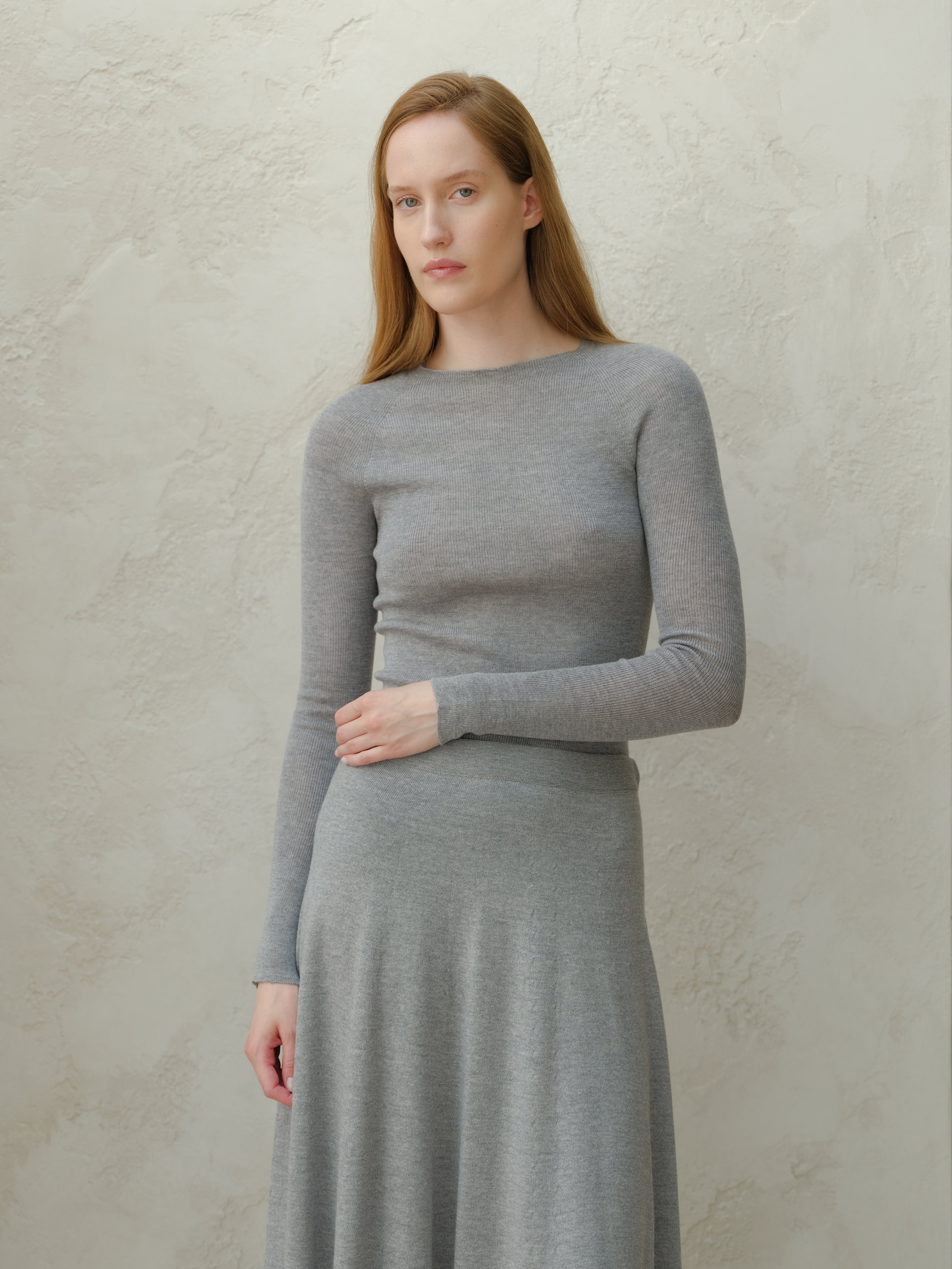 Extra Fine Merino Ribbed Crewneck