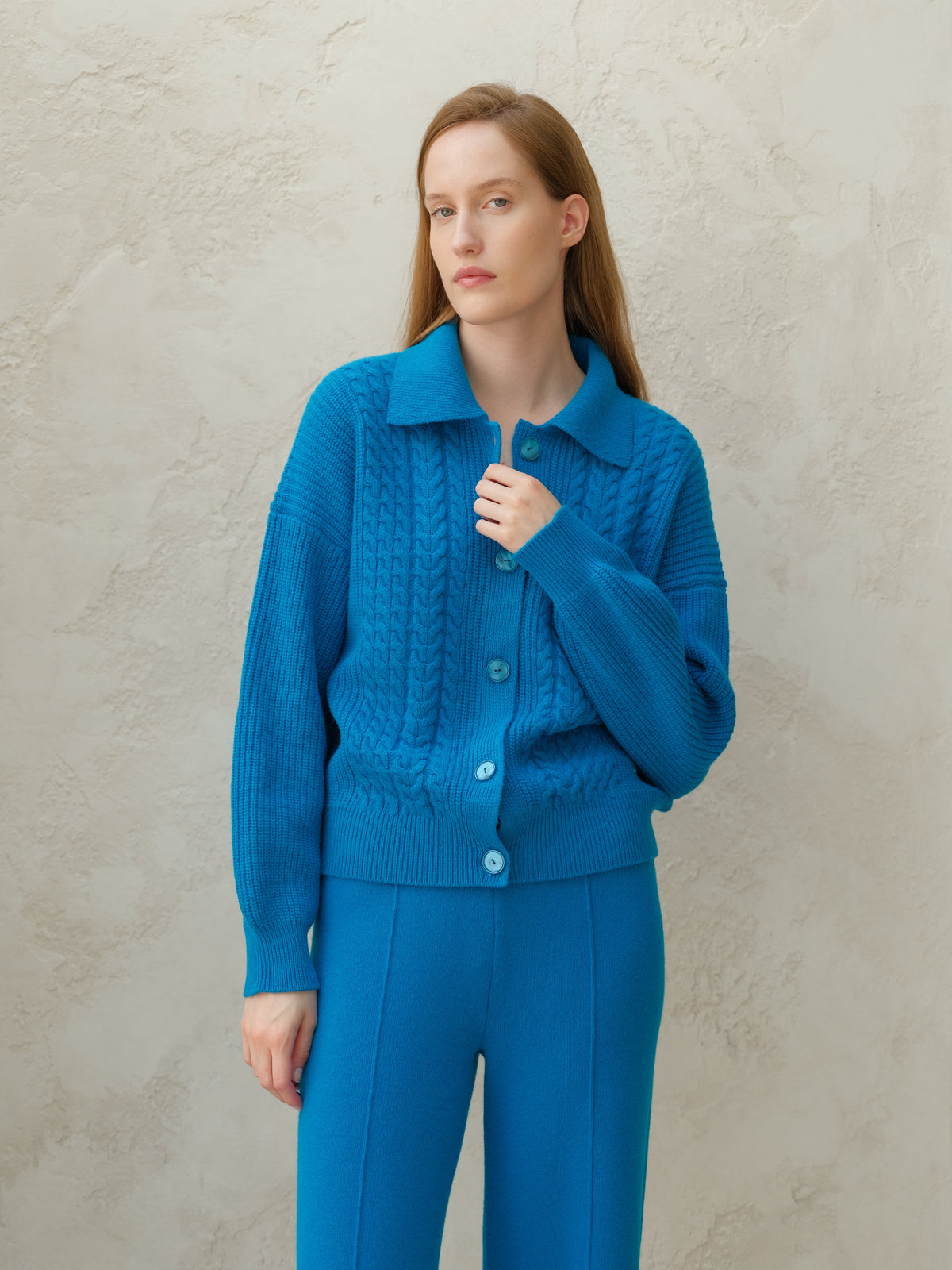 Maglia Polo in Lana e Cashmere