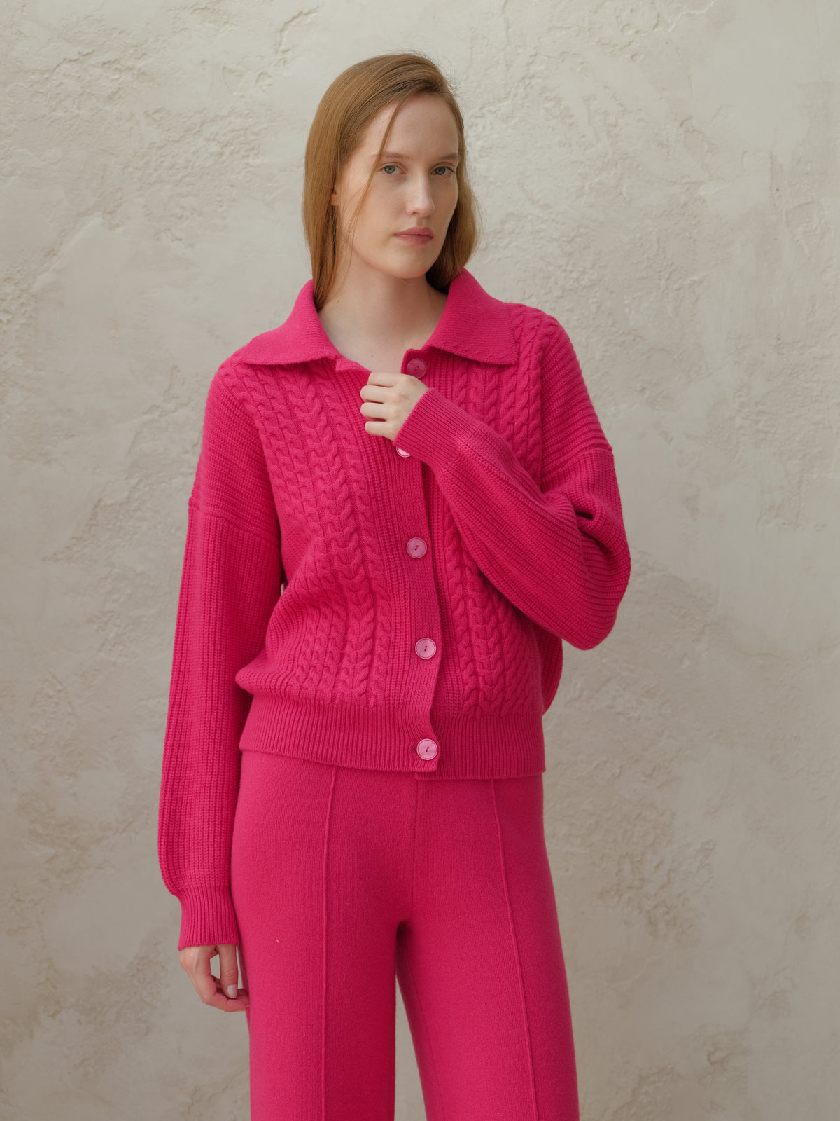 Maglia Polo in Lana e Cashmere