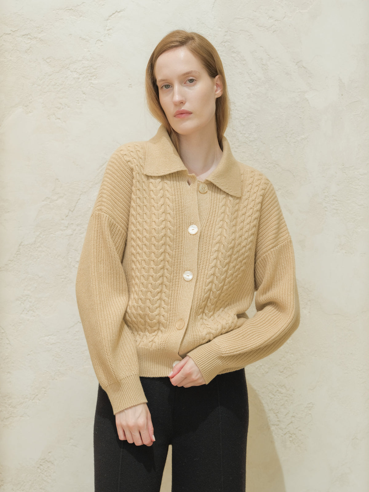 Maglia Polo in Lana e Cashmere
