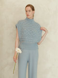 Cashmere Mix Cable Tunic