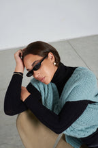 Gilet Oversize in Misto Alpaca e Lana Merino - Edith