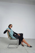 Gilet Oversize in Misto Alpaca e Lana Merino - Edith