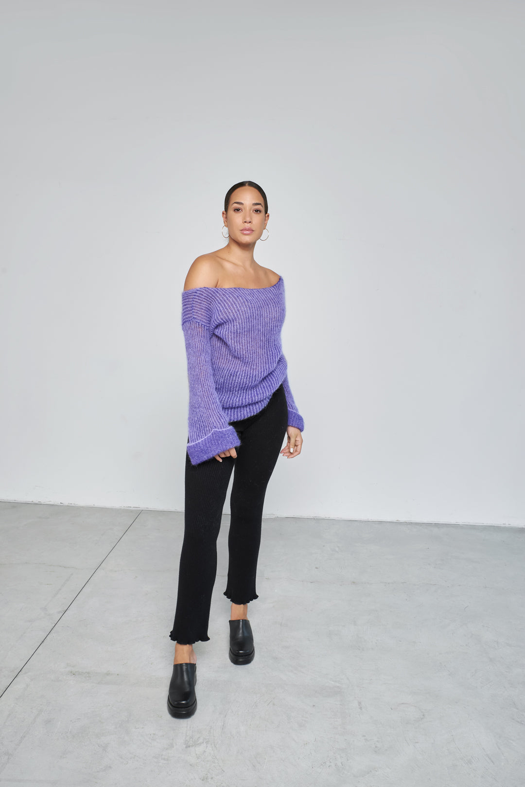 Maglione Senza Spalle con Spacchi Laterali - Nina