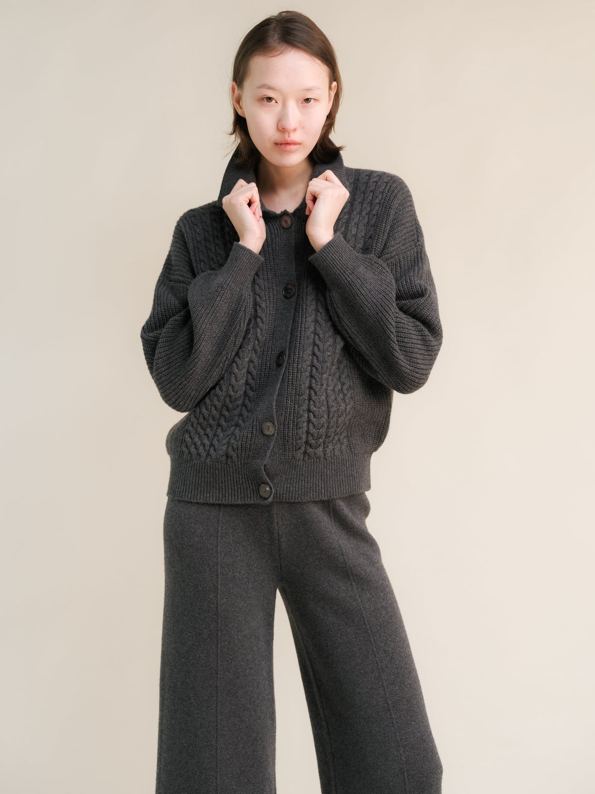 Maglia Polo in Lana e Cashmere