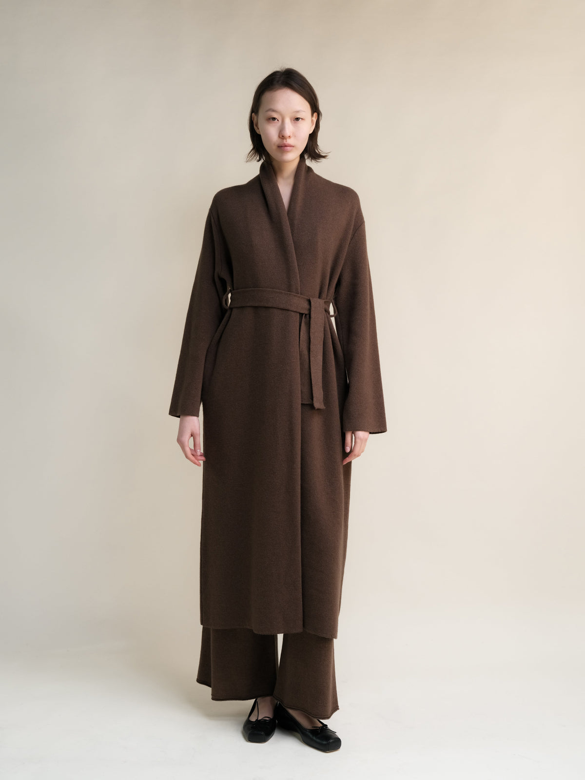 Cappotto Vestaglia in Misto Cashmere