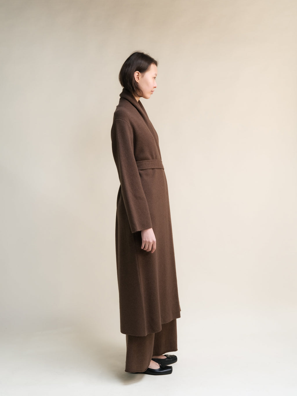 Cappotto Vestaglia in Misto Cashmere