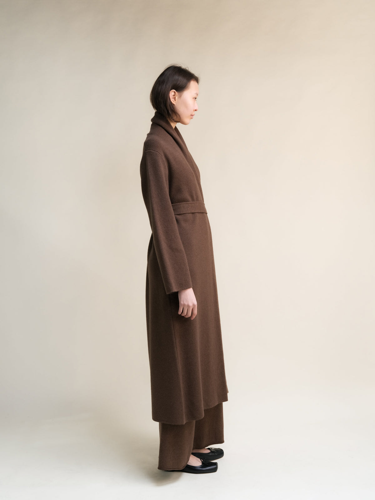 Cappotto Vestaglia in Misto Cashmere