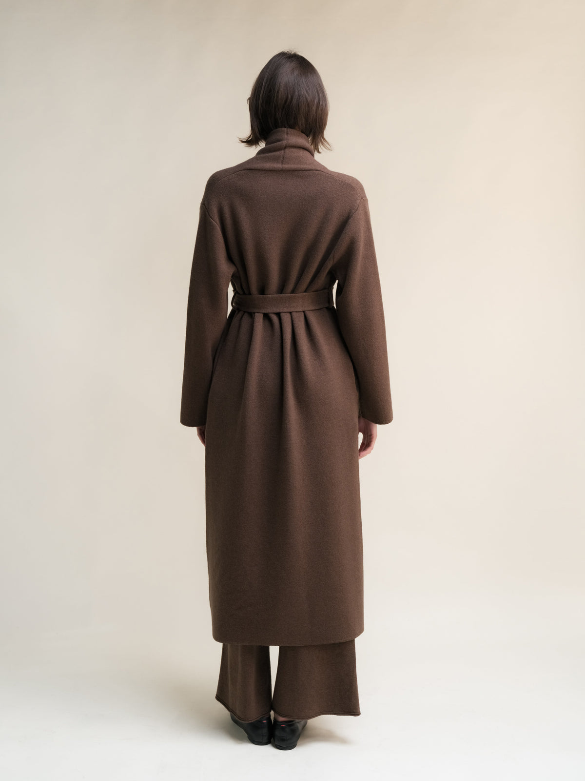 Cappotto Vestaglia in Misto Cashmere