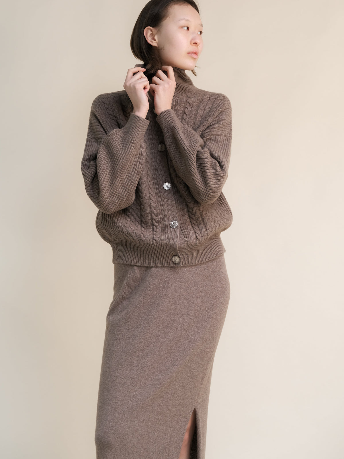 Maglia Polo in Lana e Cashmere