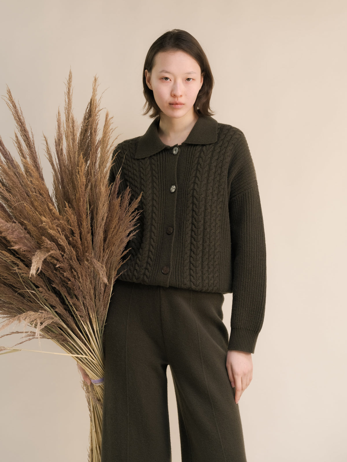 Maglia Polo in Lana e Cashmere