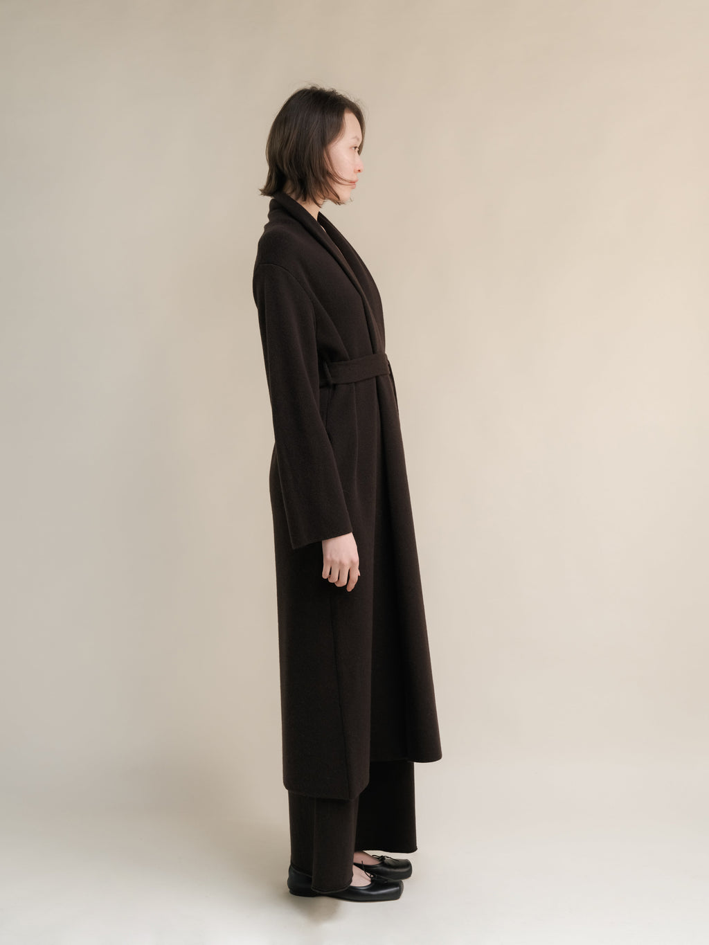 Cappotto Vestaglia in Misto Cashmere