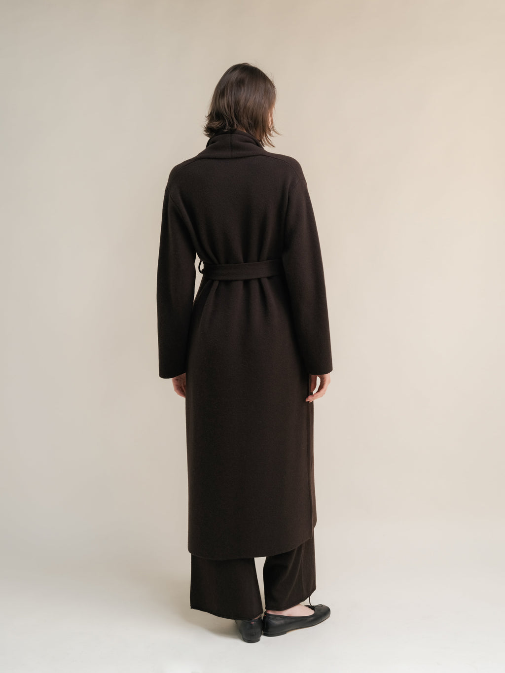 Cappotto Vestaglia in Misto Cashmere