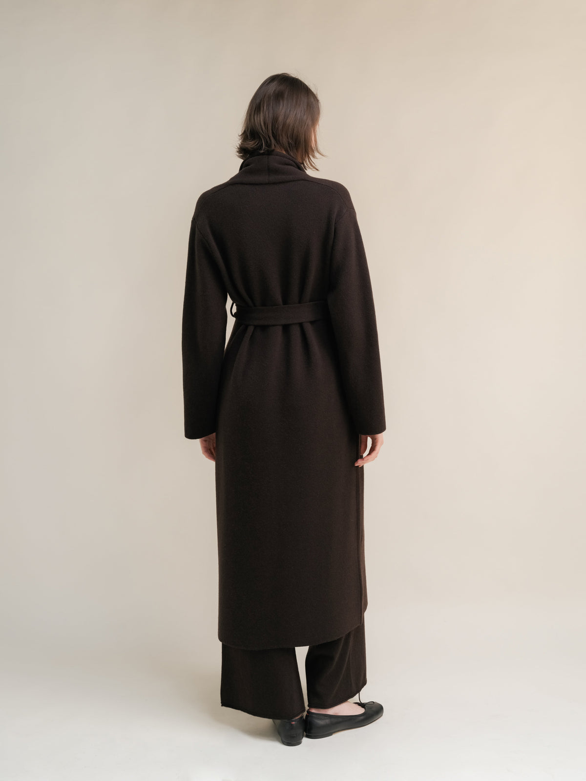 Cappotto Vestaglia in Misto Cashmere