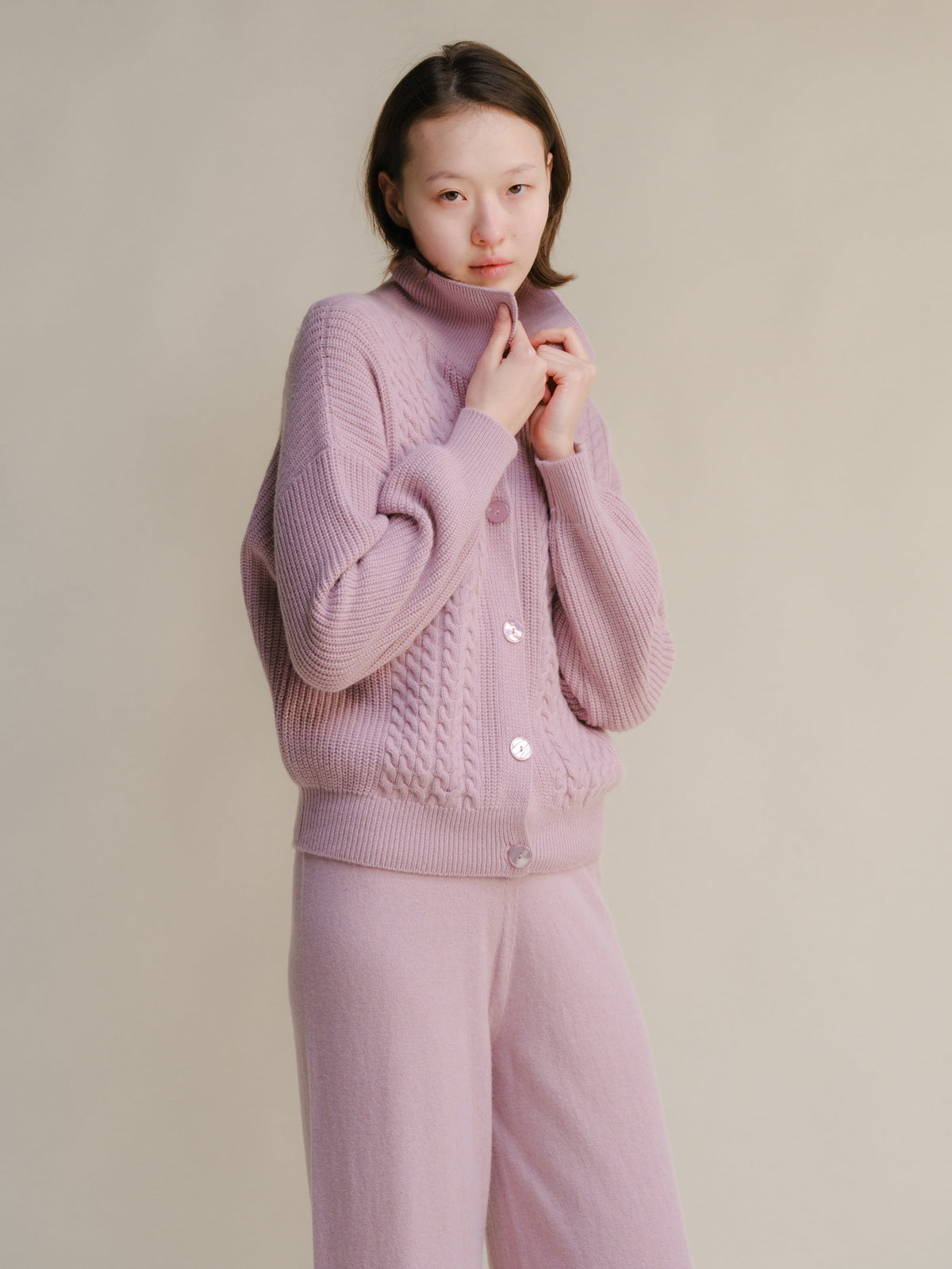 Maglia Polo in Lana e Cashmere