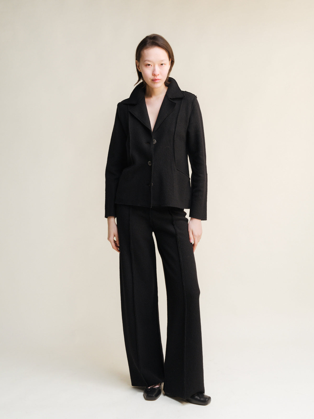 Boiled Wool "Bar" Jacket