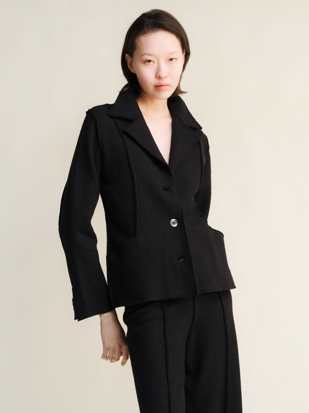 Boiled Wool "Bar" Jacket