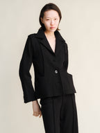 Boiled Wool "Bar" Jacket