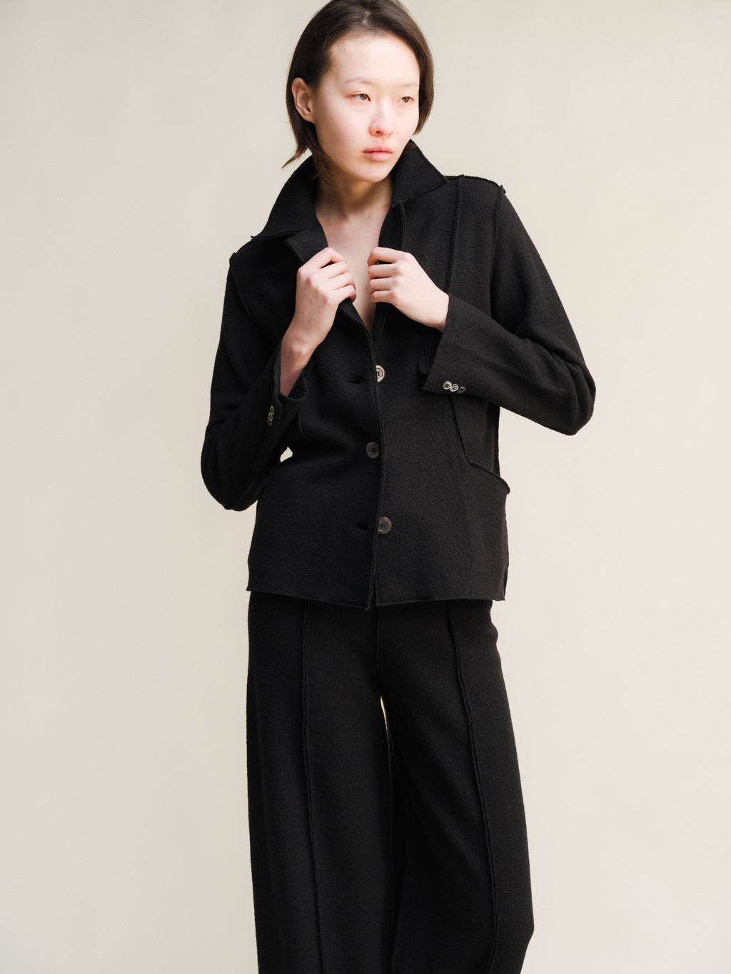 Boiled Wool "Bar" Jacket