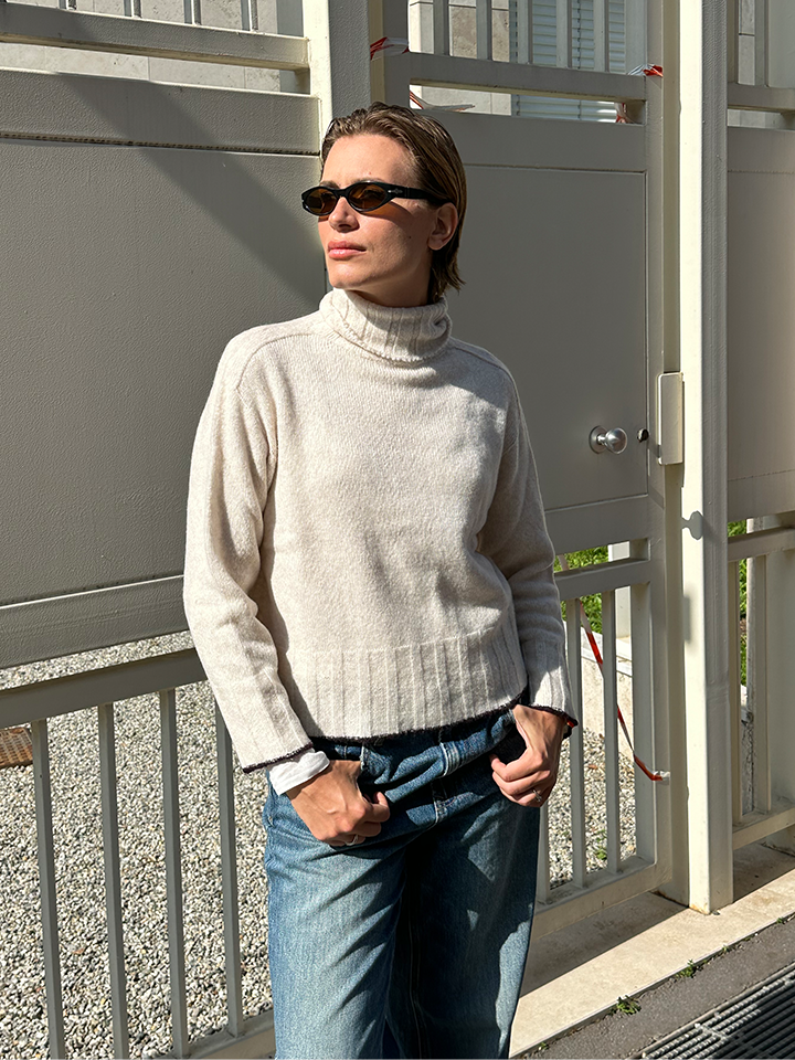Cecilia maglione a collo alto
