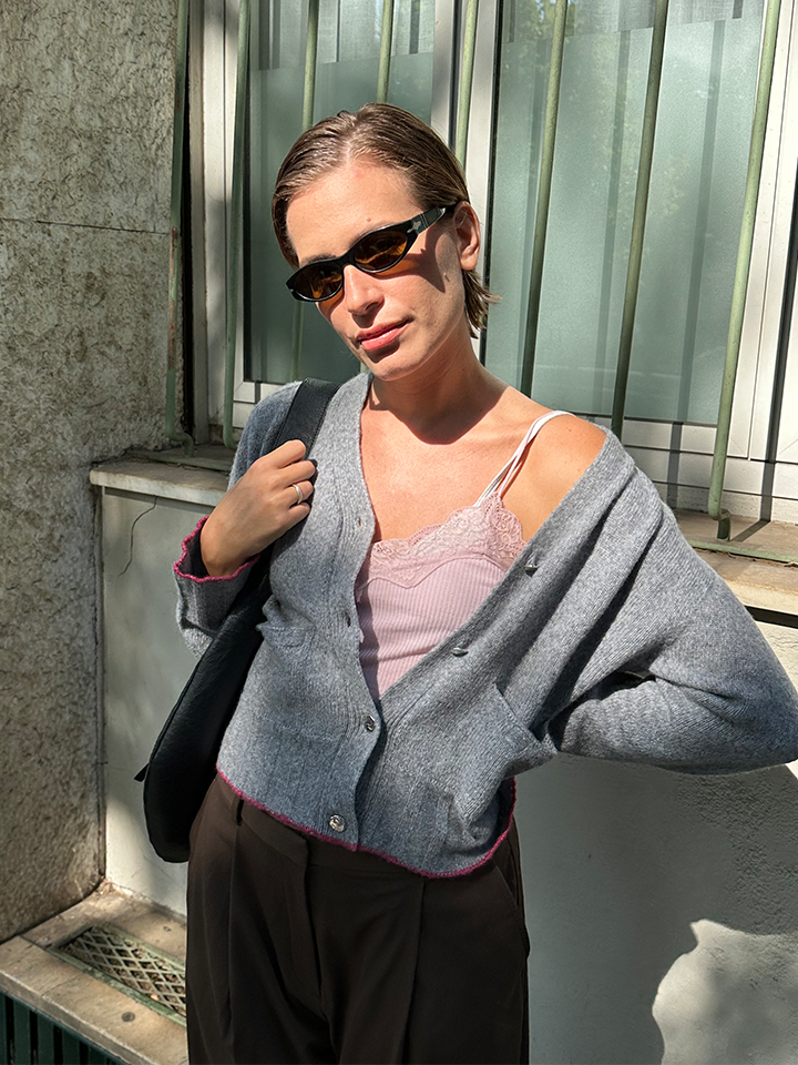 Cristina cardigan corto