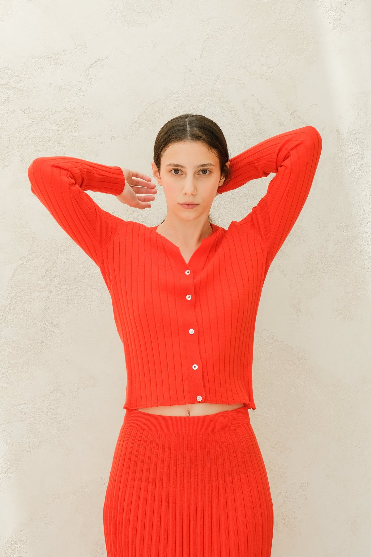 Cardigan a Costine in Merino Extra Fine