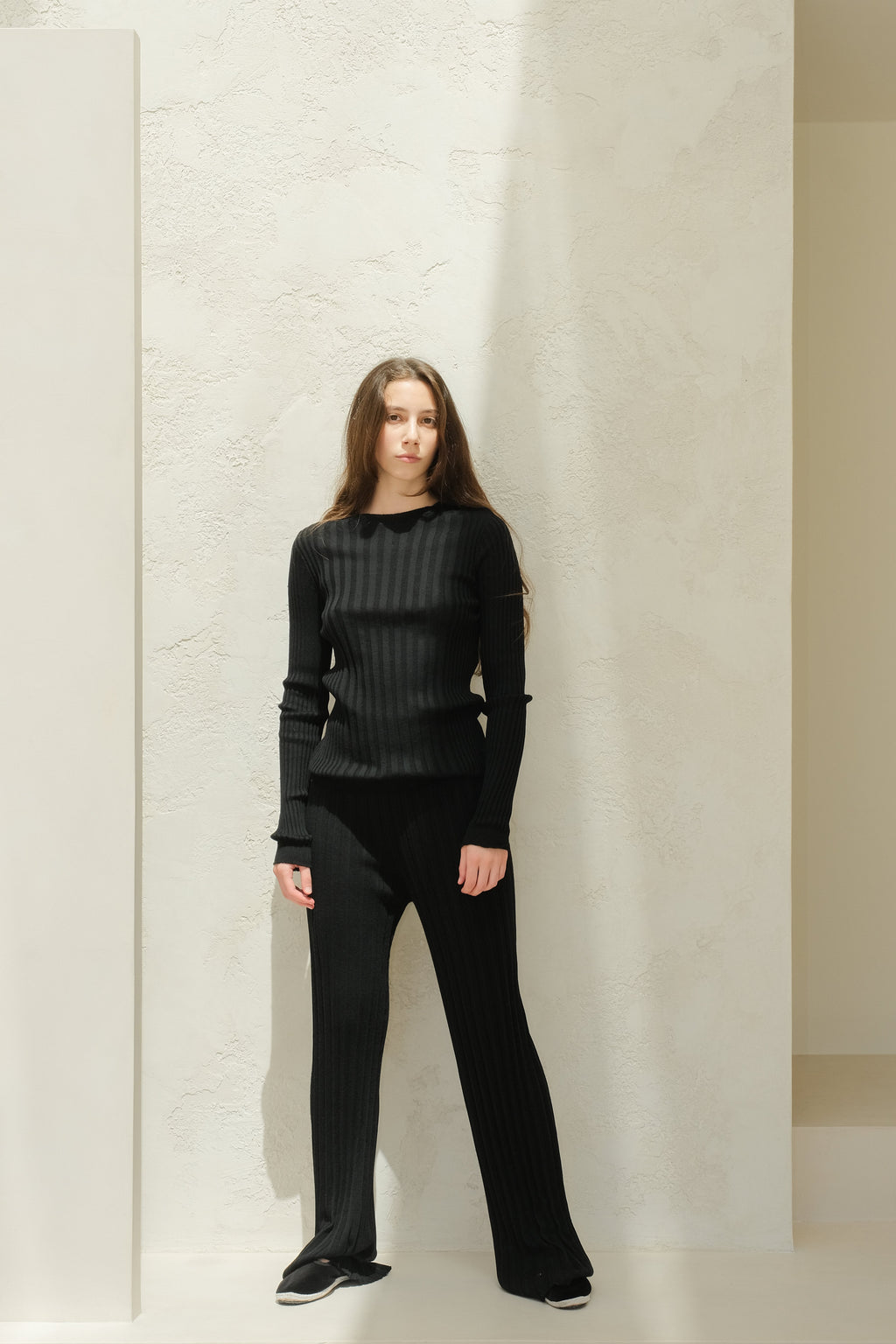 Extra Fine Merino Ribbed Crewneck-0