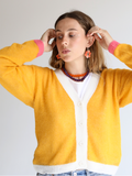 Denise cardigan tre colori alpaca