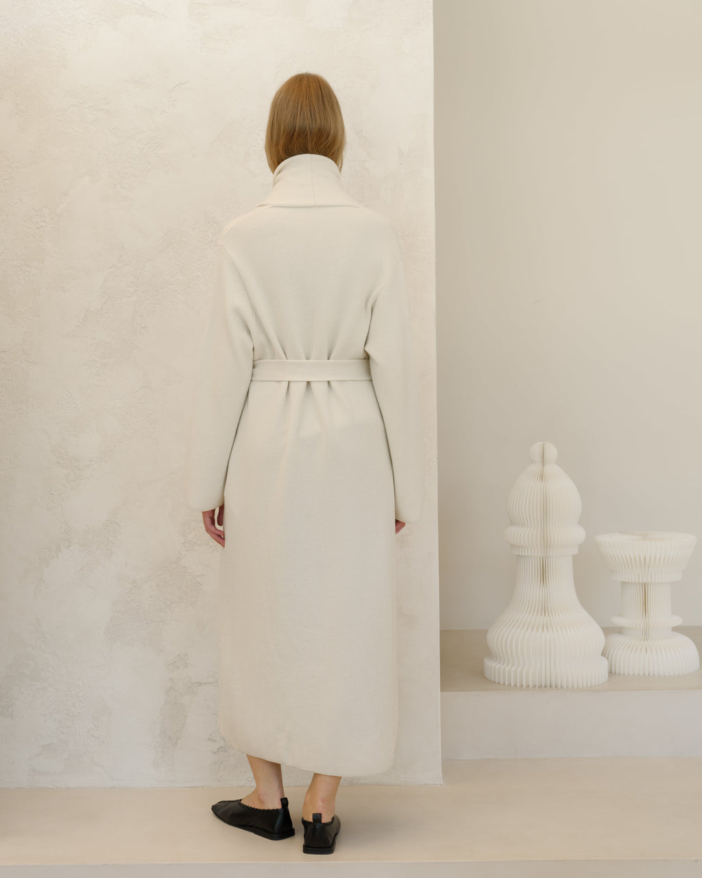 Cappotto Vestaglia in Misto Cashmere