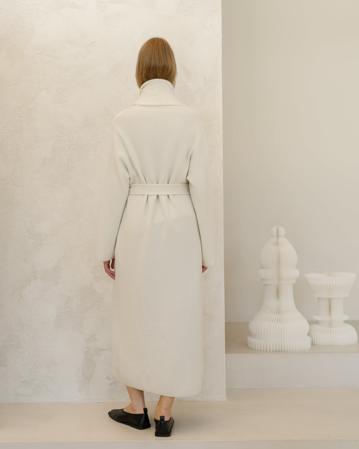 Cappotto Vestaglia in Misto Cashmere