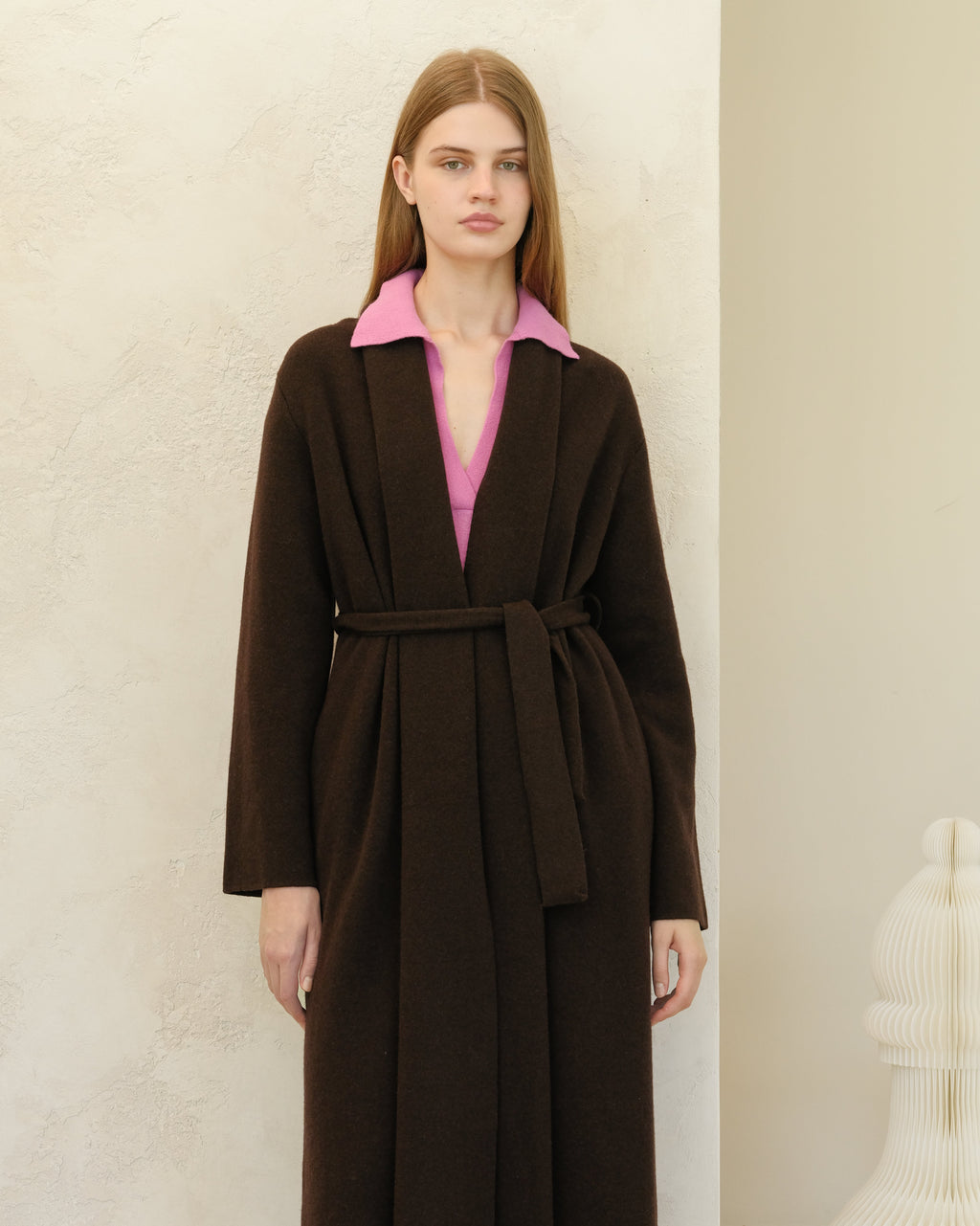 Cappotto Vestaglia in Misto Cashmere