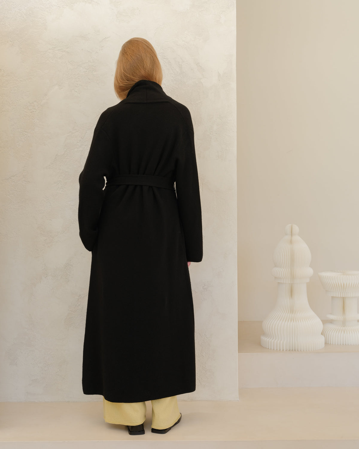 Cappotto Vestaglia in Misto Cashmere