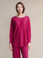 Maglia a collo alto in lana merino extra fine