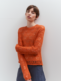 Maglia Grazia in Alpaca Superfine con Collo Doppiato