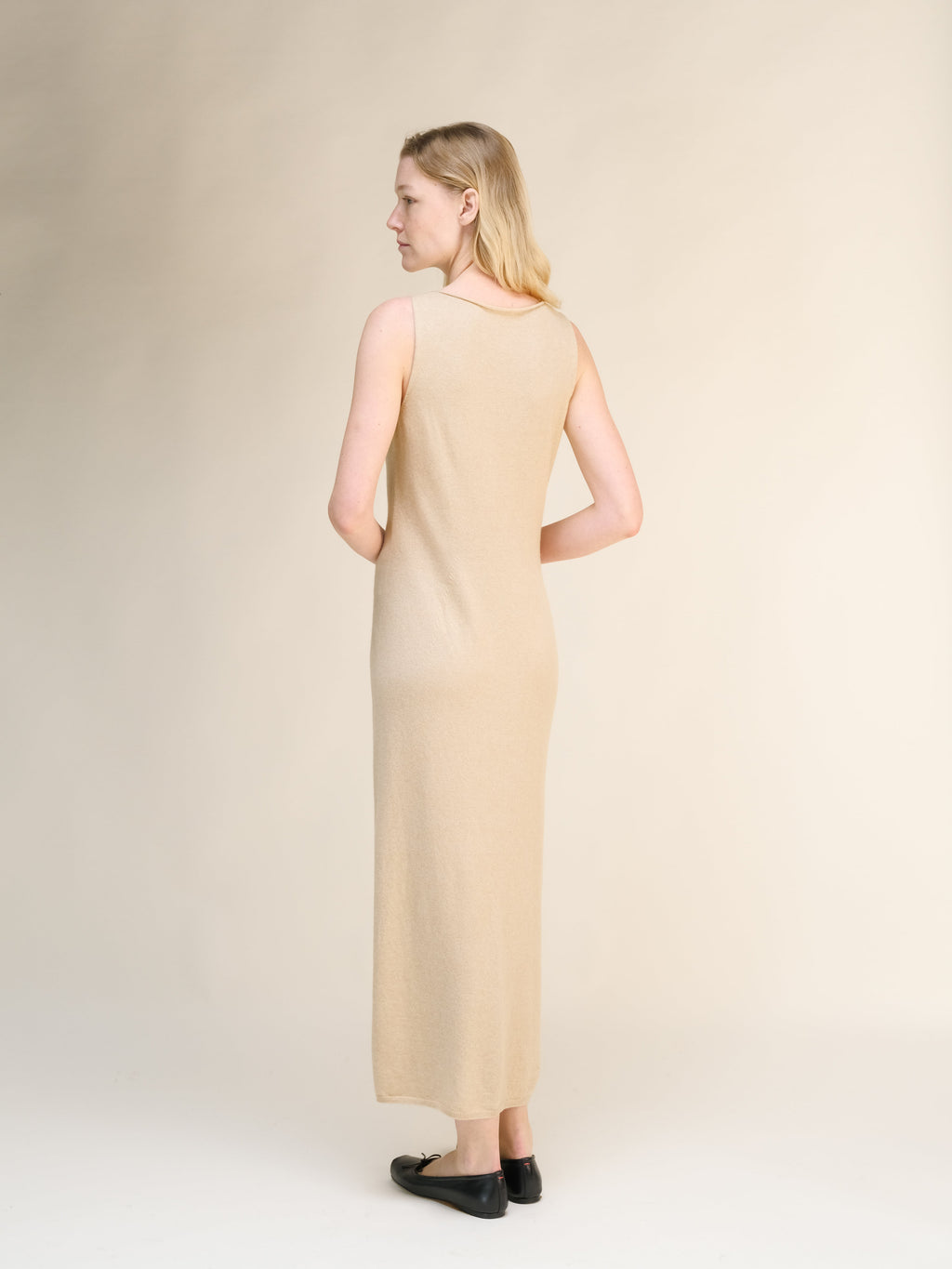 Cashmere Mix Boat Neck Dress